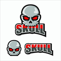 skull logo vector
