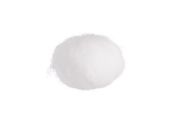 Cotton ball isolated on white background.