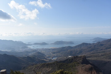 瀬戸内海を望む