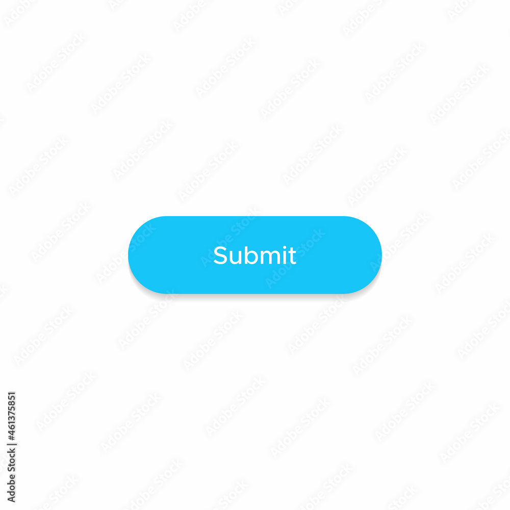 Poster submit button icon vector isolated on white background