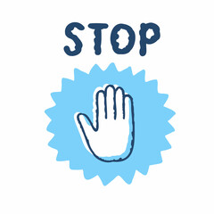 STOPマーク　アイコン