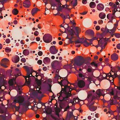 Seamless pattern of marbled orbs that gives a dreamy fantasy mysterious feel. High quality illustration. Detailed ornate packed circle textile print. Spectacular bizarre space planet wallpaper design.