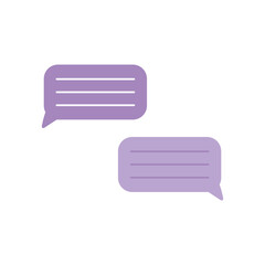 message speech bubbles