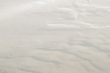 snowy background. clean only fallen snow on the ground.