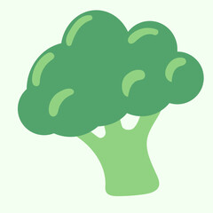 Broccoli vector concept.