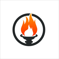 torch logo icon