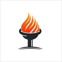 torch logo icon