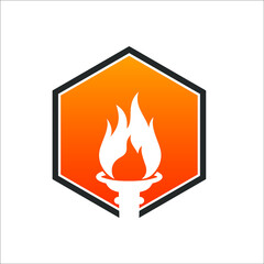 torch logo icon