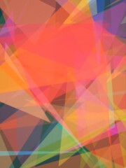 Obraz premium Blurred of polygon abstract rainbow illustrations background art style 