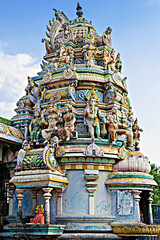 Prathyangira Devi Temple located Moratandi village, Puducherry, India.