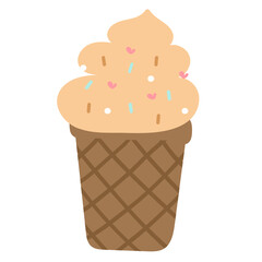 Ice cream cone illustration