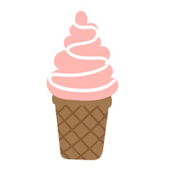 Ice cream cone illustration