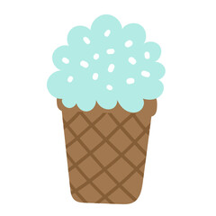 Ice cream cone illustration
