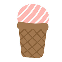 Ice cream cone illustration