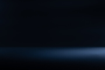 Black scene background in the studio room. Premium abstract background pattern in gray and black tones. space for website banner 