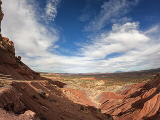 Multicolored Desert Scene