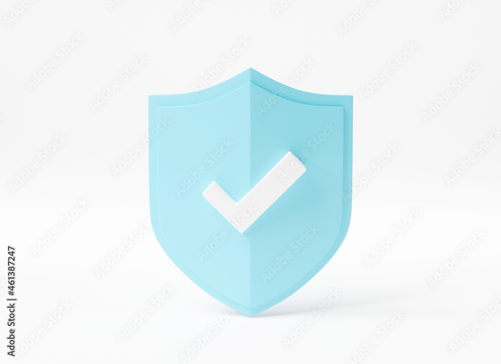 Poster protection padlock abstract shield security with lock data symbol icon on white background, firewall