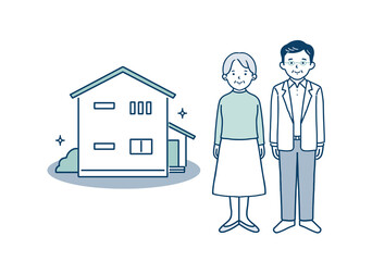 マイホームとシニア夫婦