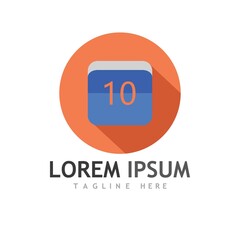 Date tree icon vector illustration