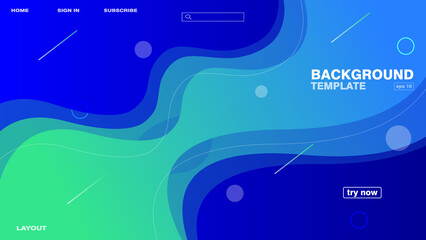 Fluid wavy abstract cyber background effect design vector eps 10