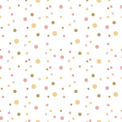 Vector seamless pattern for Christmas in flat pastel colors on transparent background. Cute, festive, winter print hand drawn.Design for textile, fabric, wrapping paper, packaging, scrapbook paper.