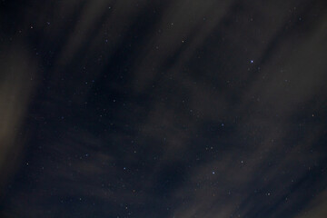 Obraz premium Nights of stars and clouds