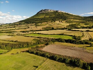 Bird's eye view of the mountains