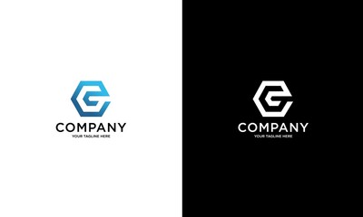 Letters C and G or CG line logo design. Linear minimal stylish emblem. Luxury elegant vector element. Premium business logotype. Graphic alphabet symbol for corporate business identity