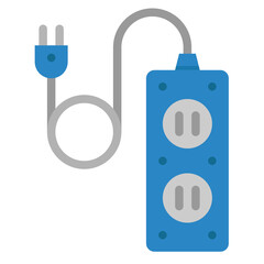plug flat icon