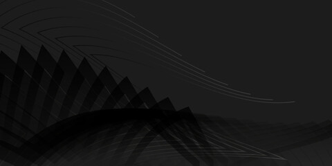 Naklejka premium Modern black background