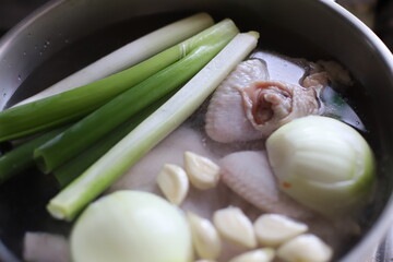 yummy Korean style chicken soup 