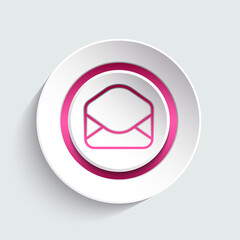 Message icon design element for your website, app, banner, page, layout, template. Vector illustration.