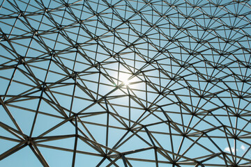 Obraz premium glass roof structure
