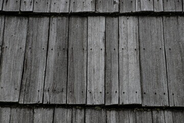Perspective wood roof texture - Old wooden roof texture