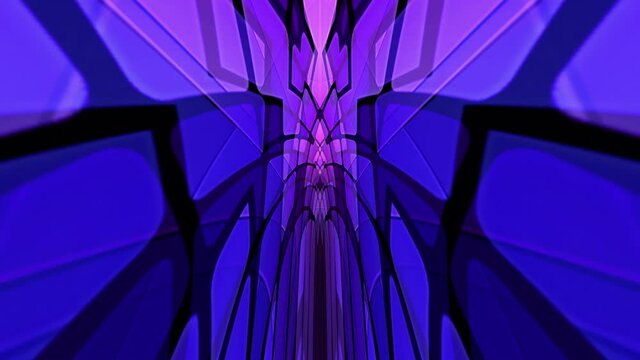 Abstract Cyberspace Animation Background, Loop, 4k
