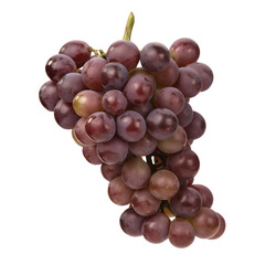 fresh grape on white background.