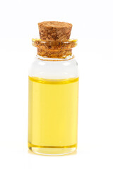 avocado oil isolated on white background