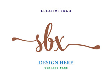 SBX lettering logo is simple, easy to understand and authoritative