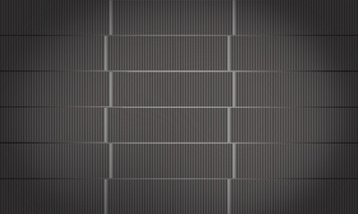 Flowing background gradient brick wall shape pattern with black, gray and dark combinations.