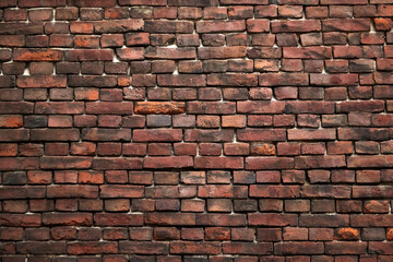 Fototapeta premium Red brick wall texture background