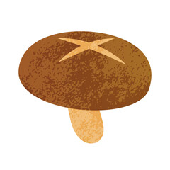 しいたけ　椎茸　秋　食べ物　旬　アイコン