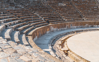 Ancient Theater of Ephesus in Turkey. Ancient greek ruins
