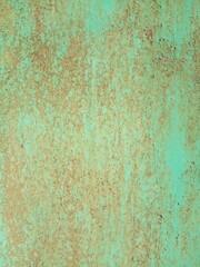  turquoise, green paint old cracked background, wall background
