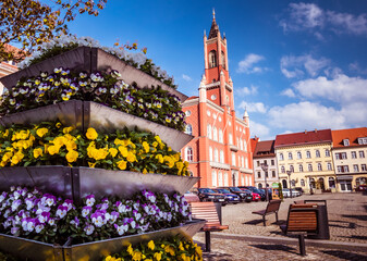 Skyline of Kamenz in Saxony