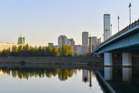 Astana City, Nur Sultan City, Building, Skyline, Architecture, Skyscraper, River, Bridge, Urban, Water, Business, Sky, Cityscape, Tower, Buildings, Office, Kazakhstan, Downtown, Travel, Park, Florida,