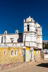 Fototapeta na wymiar San Pedro de Alcantara Church in Cabanaconde, Peru