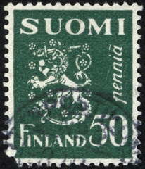 Postage stamps of the Suomi Finland. Stamp printed in the Suomi Finland. Stamp printed by Suomi Finland.