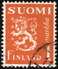 Postage stamps of the Suomi Finland. Stamp printed in the Suomi Finland. Stamp printed by Suomi Finland.