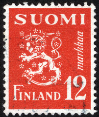 Postage stamps of the Suomi Finland. Stamp printed in the Suomi Finland. Stamp printed by Suomi Finland.