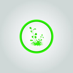 leaf logo design. Landscape, garden, plant, nature and ecology logo vector design. Ecology Happy life Logotype concept icon. Vector illustration, Graphic Design editable